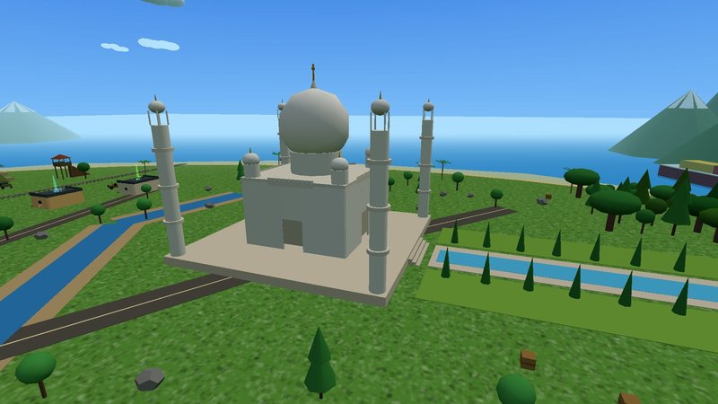 ROYAL STRIKE INDIA game screenshot – Taj Mahal on the India map